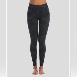 SPANX gray camo leggings